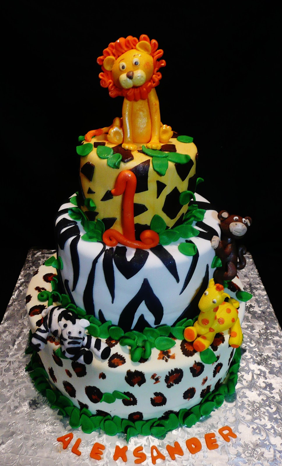 Safari Birthday Cake
 Baking with Roxana s Cakes Safari Themed Cake
