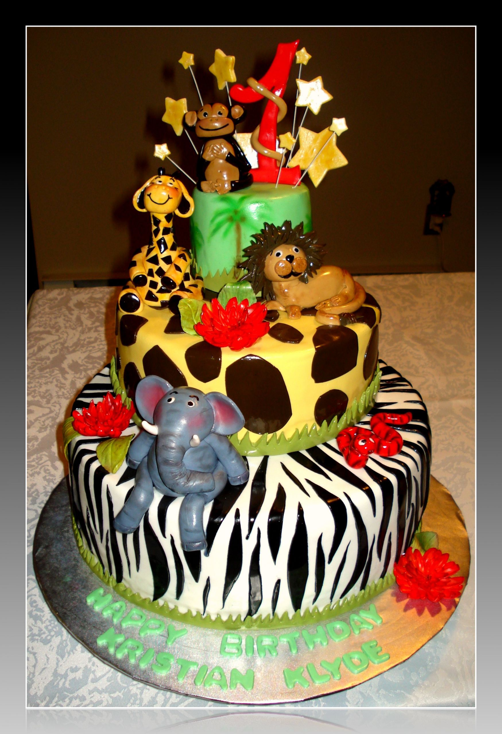 Safari Birthday Cake
 Safari Cake