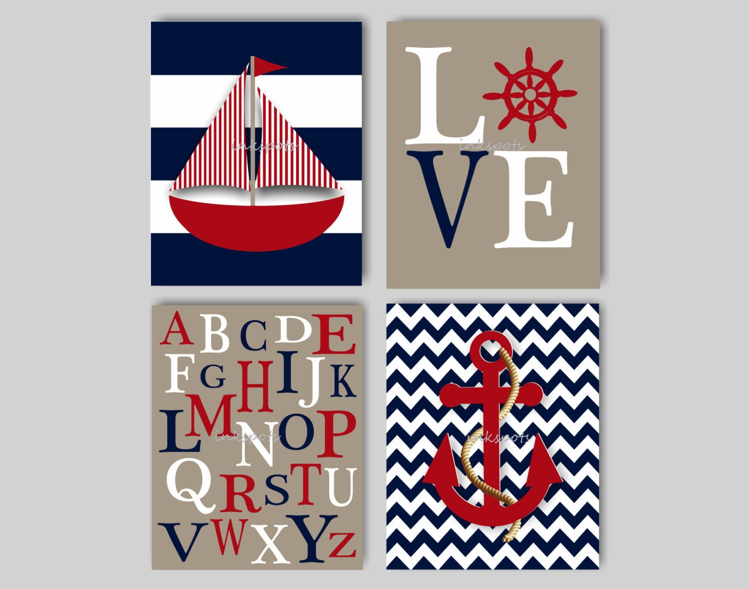 Sailboat Baby Decor
 Baby Boy Nautical Nursery Decor Boys Room Nautical Decor