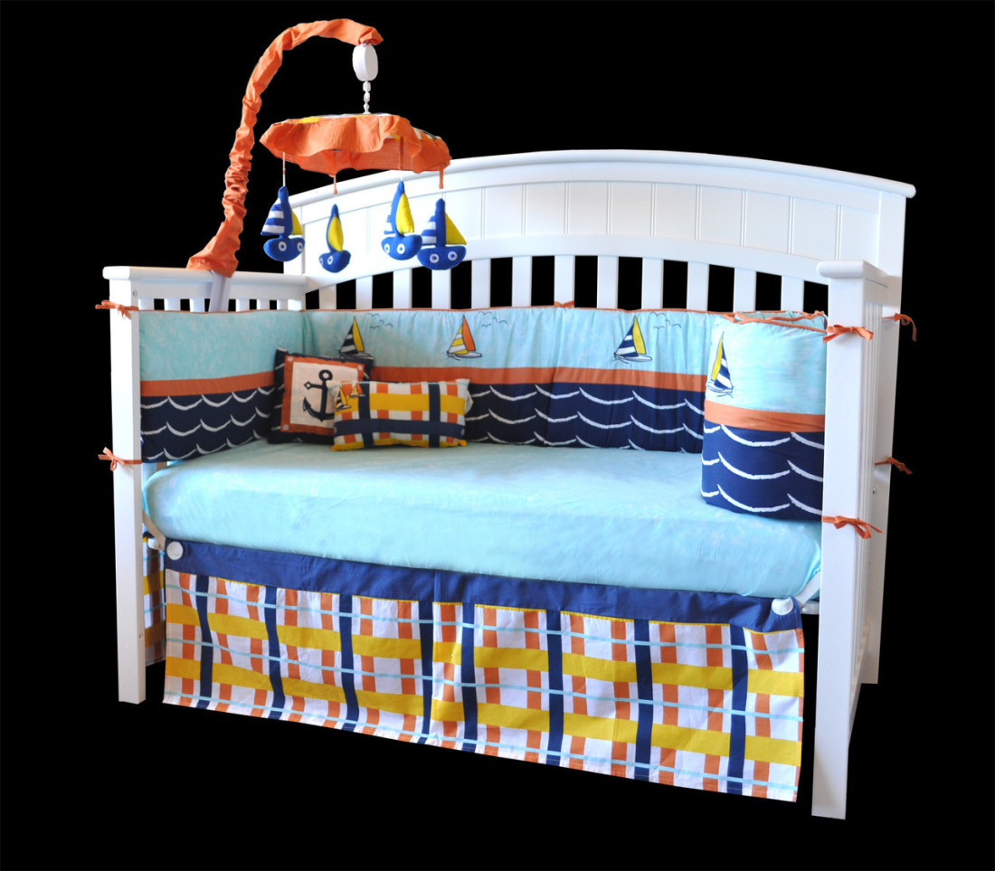 Sailboat Baby Decor
 DK Leigh Baby Bedding Review