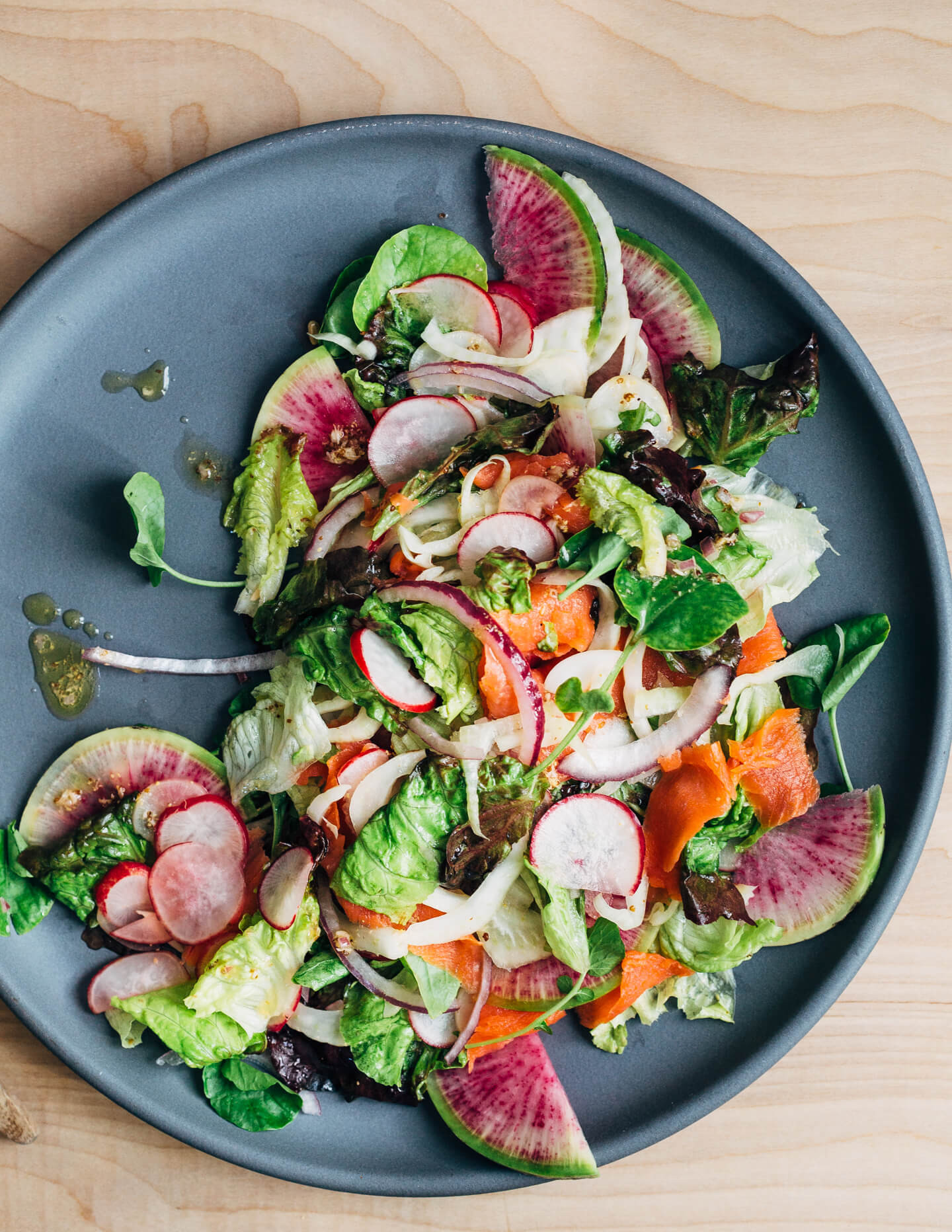 Salad With Smoked Salmon
 Smoked Salmon Salad