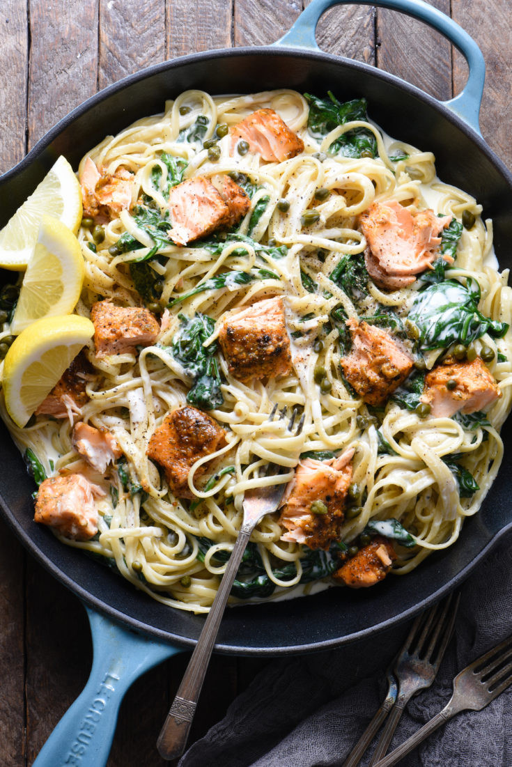 Salmon And Noodles
 Creamy Salmon Pasta Recipe With Video Foxes Love Lemons