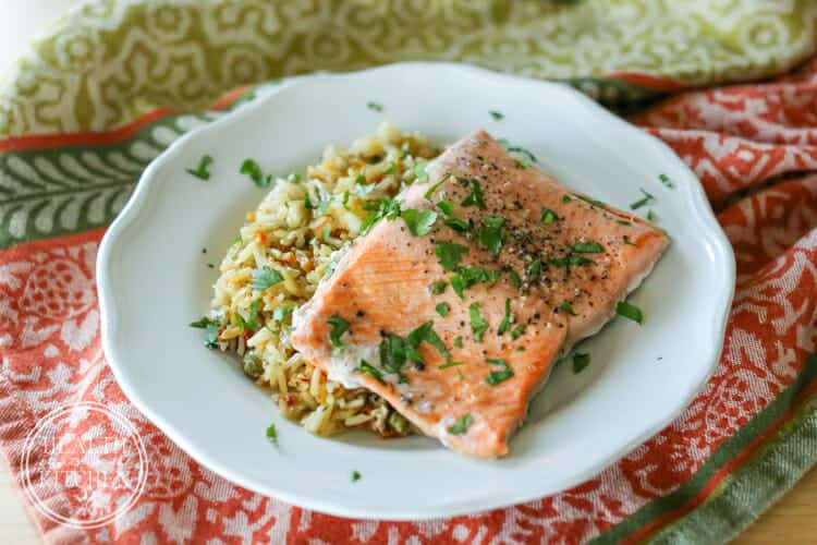 Salmon And Wild Rice
 5 Minute Pressure Cooker Salmon and Rice Pilaf Health
