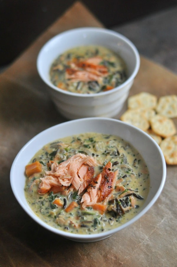 Salmon And Wild Rice
 Salmon Wild Rice Soup Dining with Alice