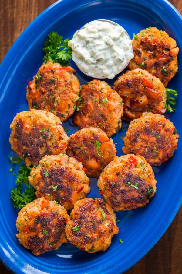 Salmon Patties With Canned Salmon
 Salmon Patties Recipe VIDEO NatashasKitchen