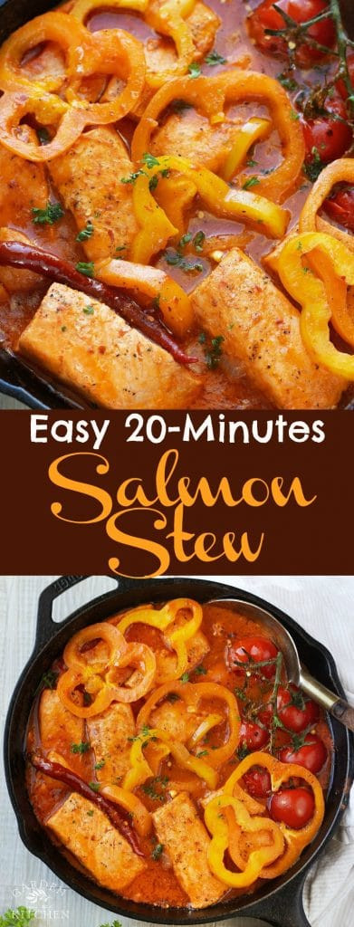 Salmon Stew Recipe
 Easy 20 Minutes Salmon Stew