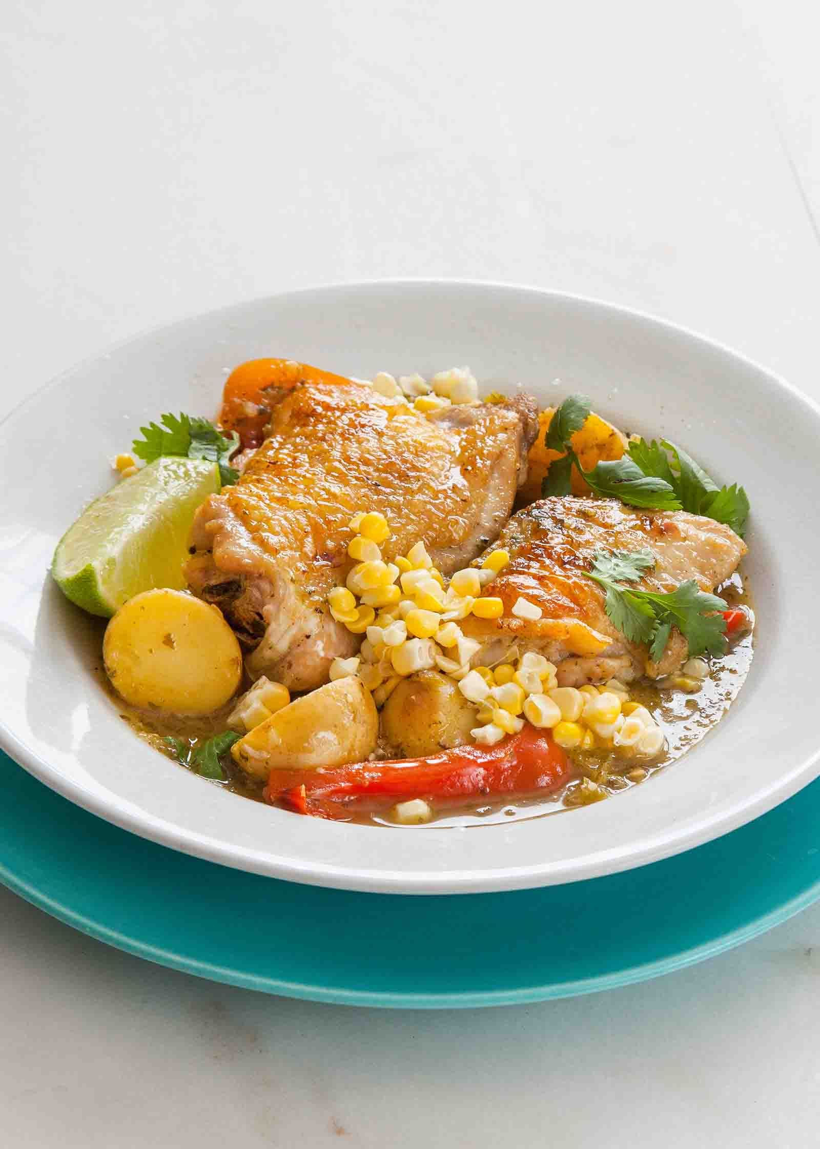 Salmon Stew With Potatoes And Corn
 Chicken Stew with Tomatillo Sauce Recipe