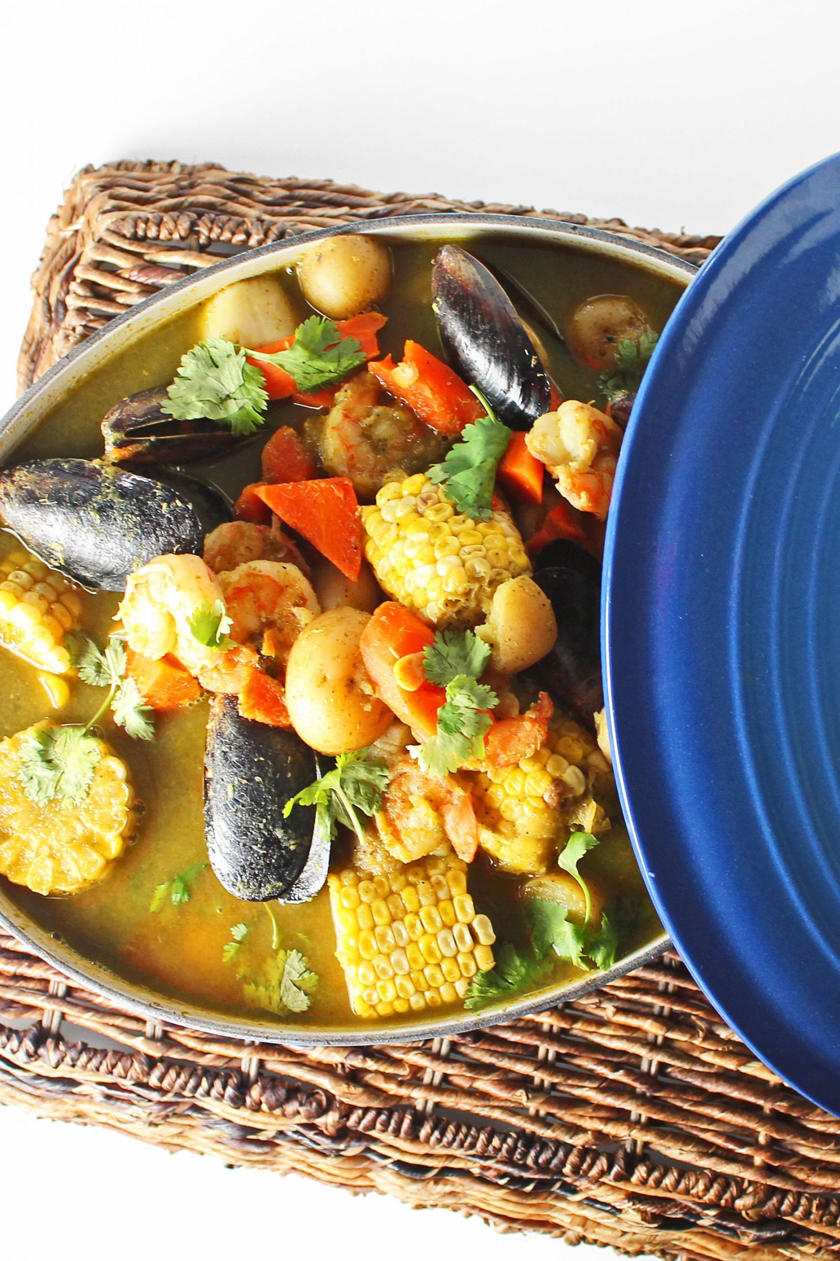 Salmon Stew With Potatoes And Corn
 Delicious and hearty Cilantro Lime Seafood Stew with