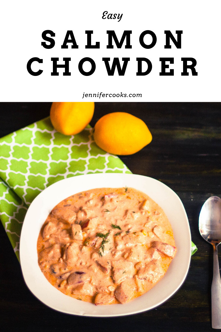 Salmon Stew With Potatoes And Corn
 Creamy Salmon Chowder Jennifer Cooks Recipe