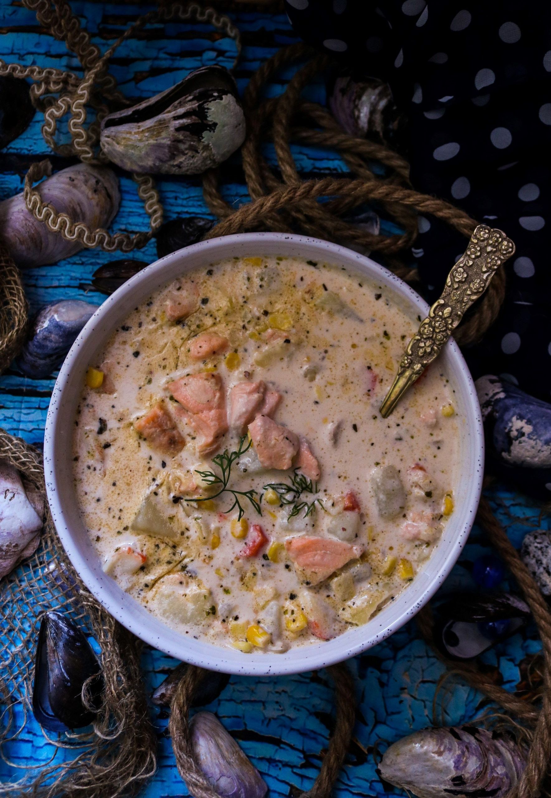 Salmon Stew With Potatoes And Corn
 Creamy Salmon Chowder Recipe