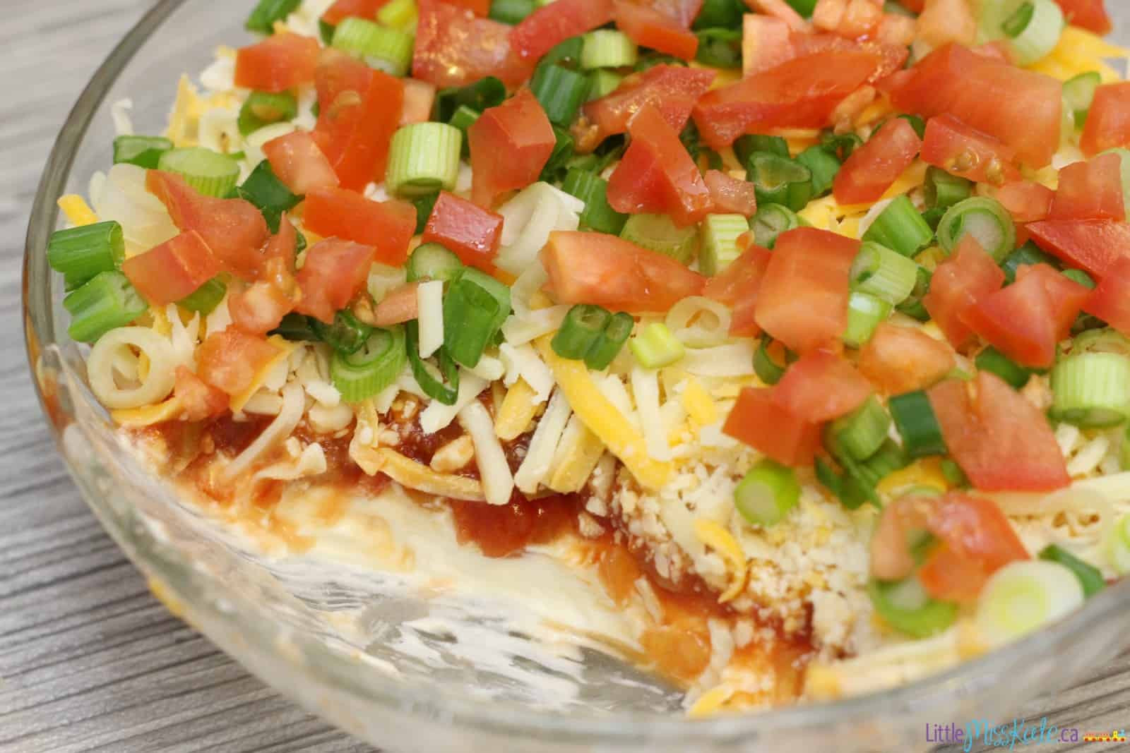 Salsa Dip Recipe
 Easy Layered Nacho Dip Recipe Super Bowl Food Ideas