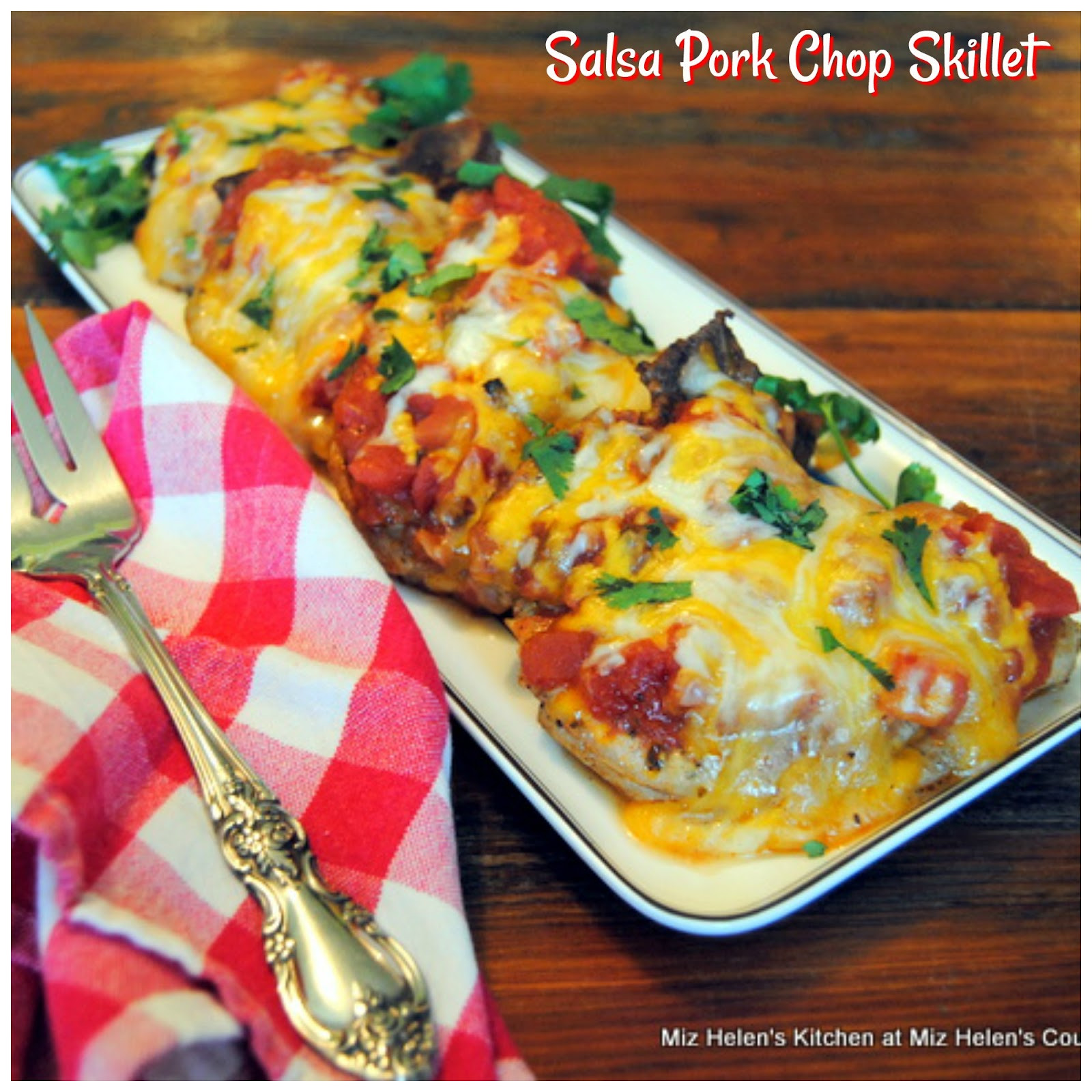 Salsa Pork Chops
 Salsa Pork Chop Skillet