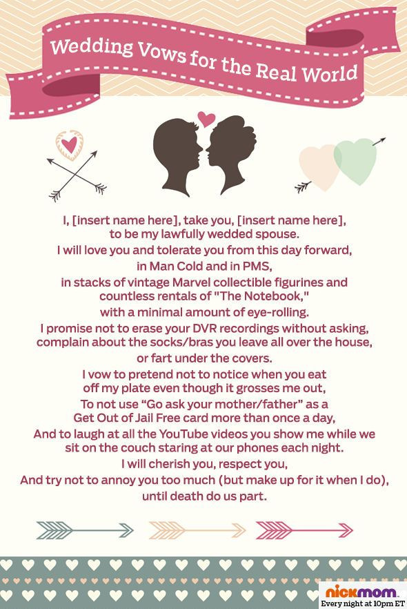 Sample Funny Wedding Vows
 The 25 best Funny wedding vows ideas on Pinterest