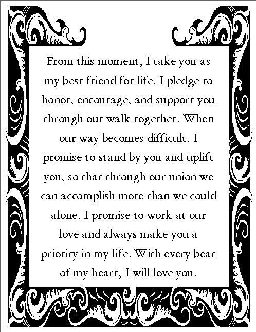 Sample Wedding Vows For Him
 Romantic Wedding Vows Examples For Her and For Him