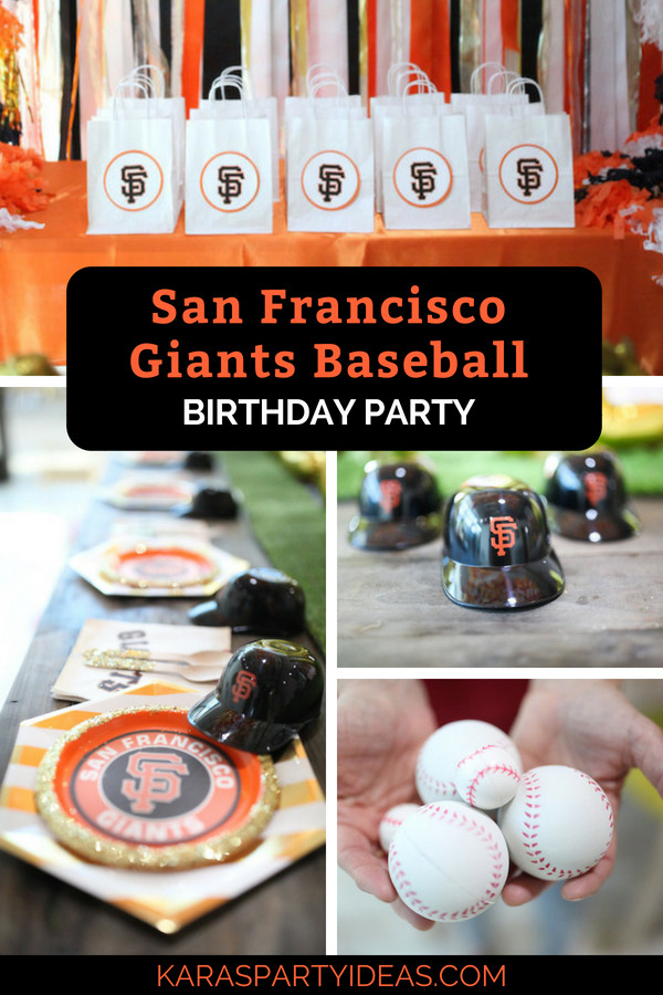 San Francisco Birthday Party Ideas For Adults
 Kara s Party Ideas San Francisco Giants Baseball Birthday