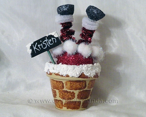 Santa Crafts For Adults
 Santa Chimney Place Setting Crafts by Amanda