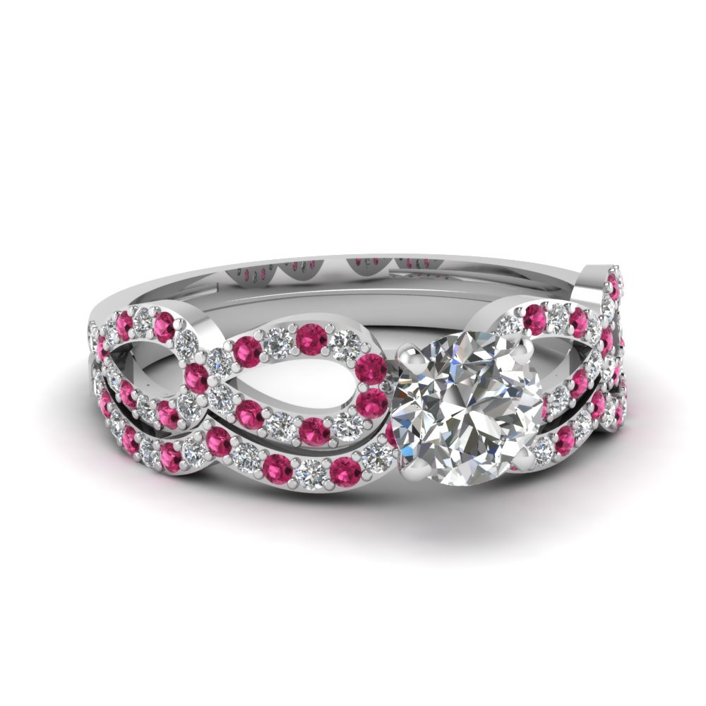 Sapphire Wedding Rings Sets
 Buy Affordable Pink Sapphire Wedding Ring Sets line