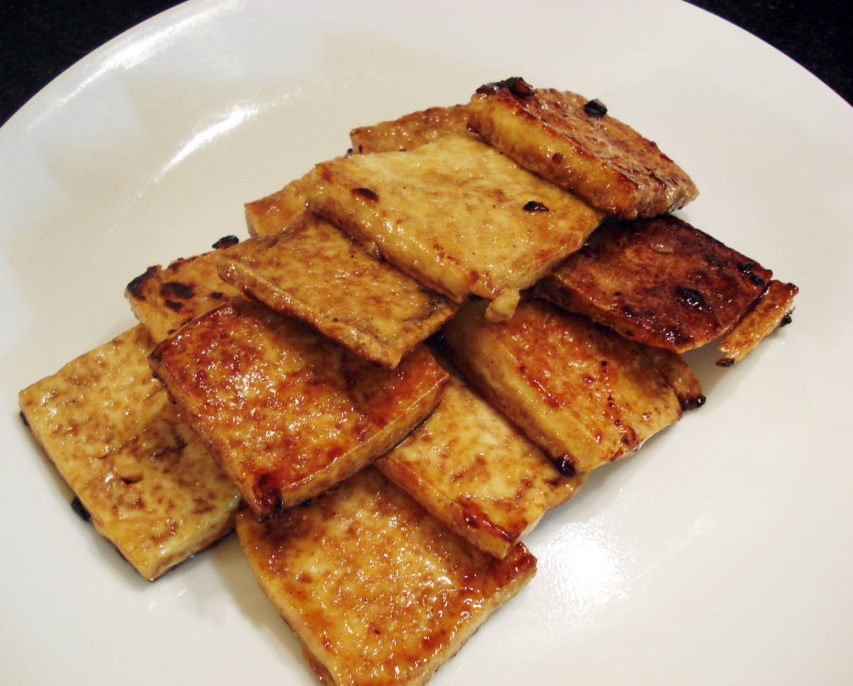 Sauces For Fried Tofu
 Pan fried tofu in soy sauce Dubu ganjangjorim recipe