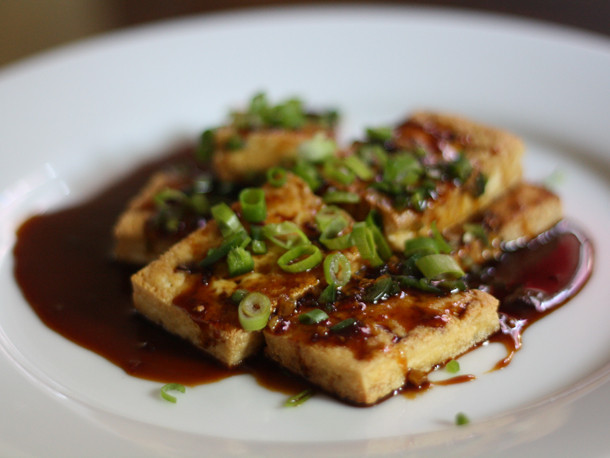 Sauces For Fried Tofu
 Dinner Tonight Pan Fried Tofu with Dark Sweet Soy Sauce