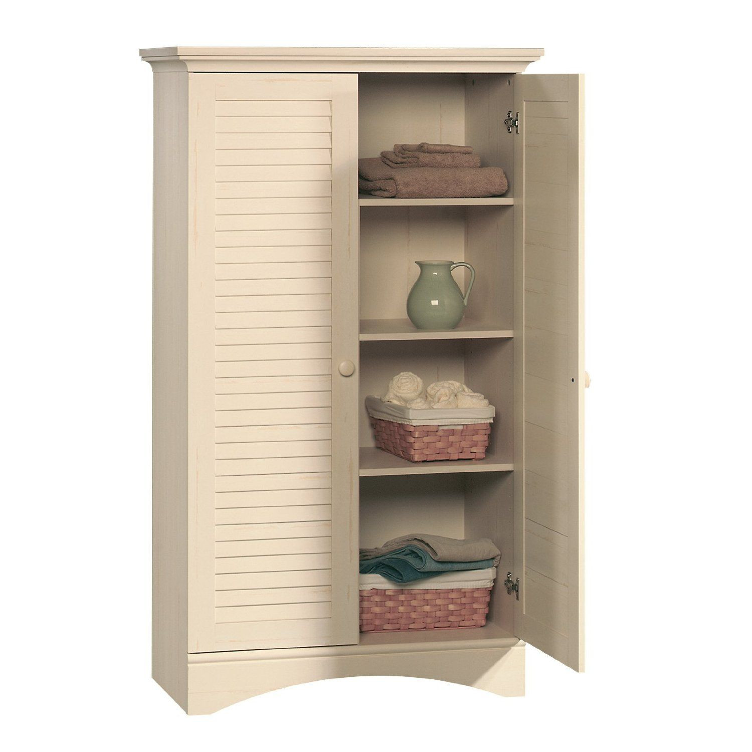 Sauder Bathroom Cabinets
 Amazon Sauder Harbor View Storage Cabinet Antiqued