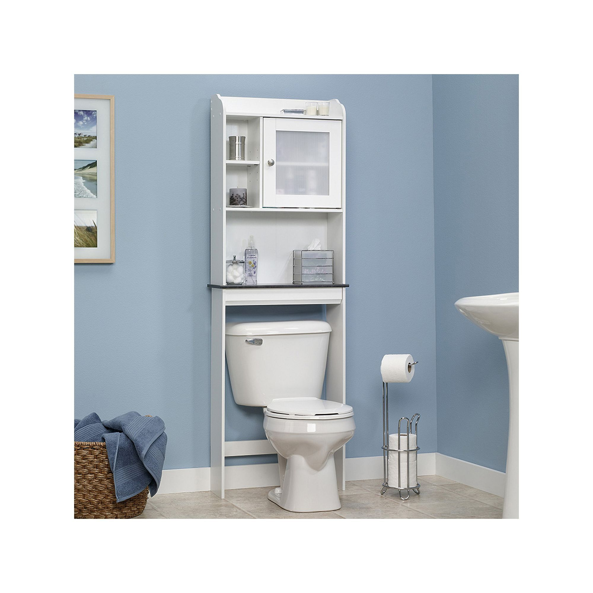 Sauder Bathroom Cabinets
 Sauder Caraway Bathroom Floor Cabinet