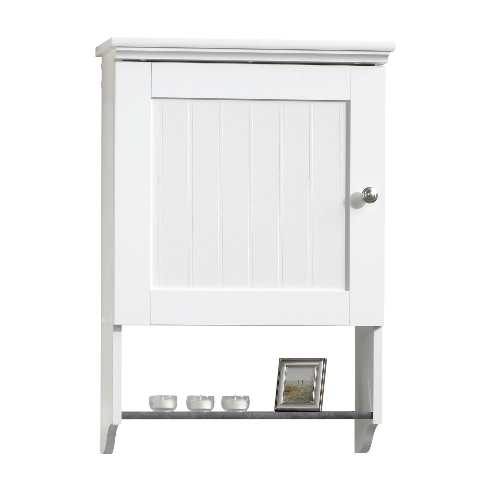 Sauder Bathroom Cabinets
 Sauder Caraway Wall Cabinet Soft White Walmart