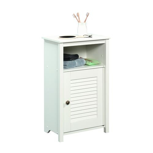 Sauder Bathroom Cabinets
 Sauder Bath Peppercorn Soft White Bathroom Floor Cabinet