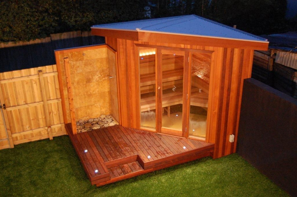 Sauna Plans Outdoor DIY
 Custom designed and built outdoor sauna