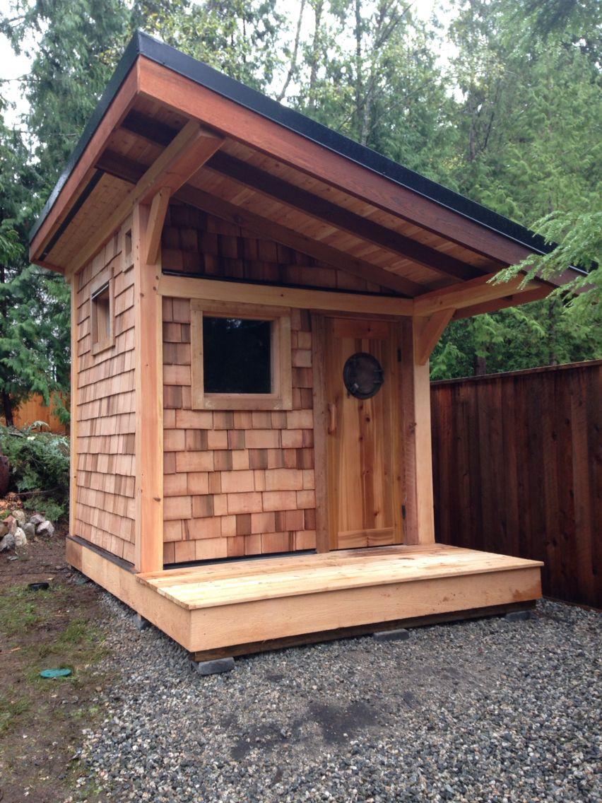 Sauna Plans Outdoor DIY
 West Coast Cedar Sauna