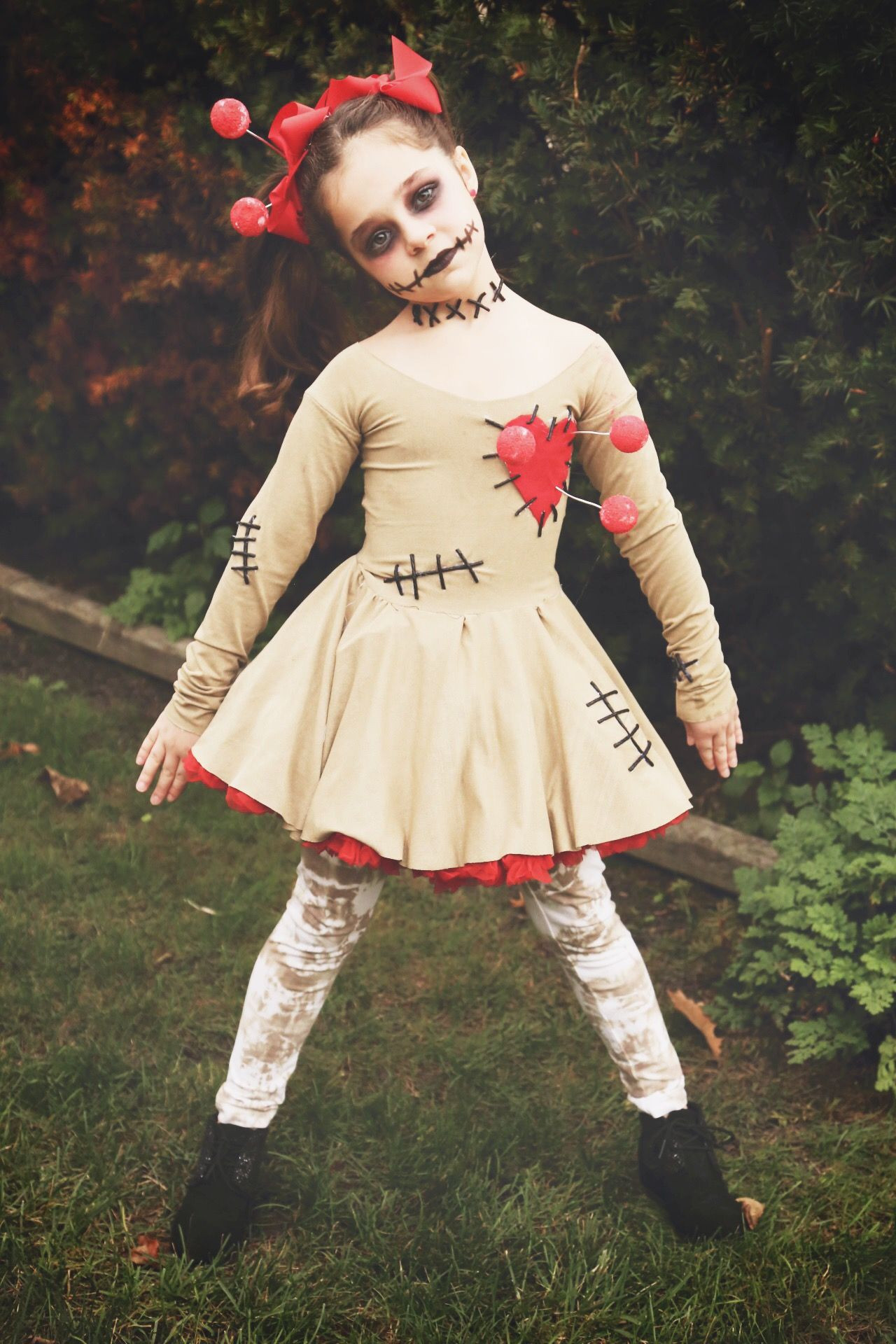 Scary Doll Costume DIY
 Kids Voodoo doll costume DIY