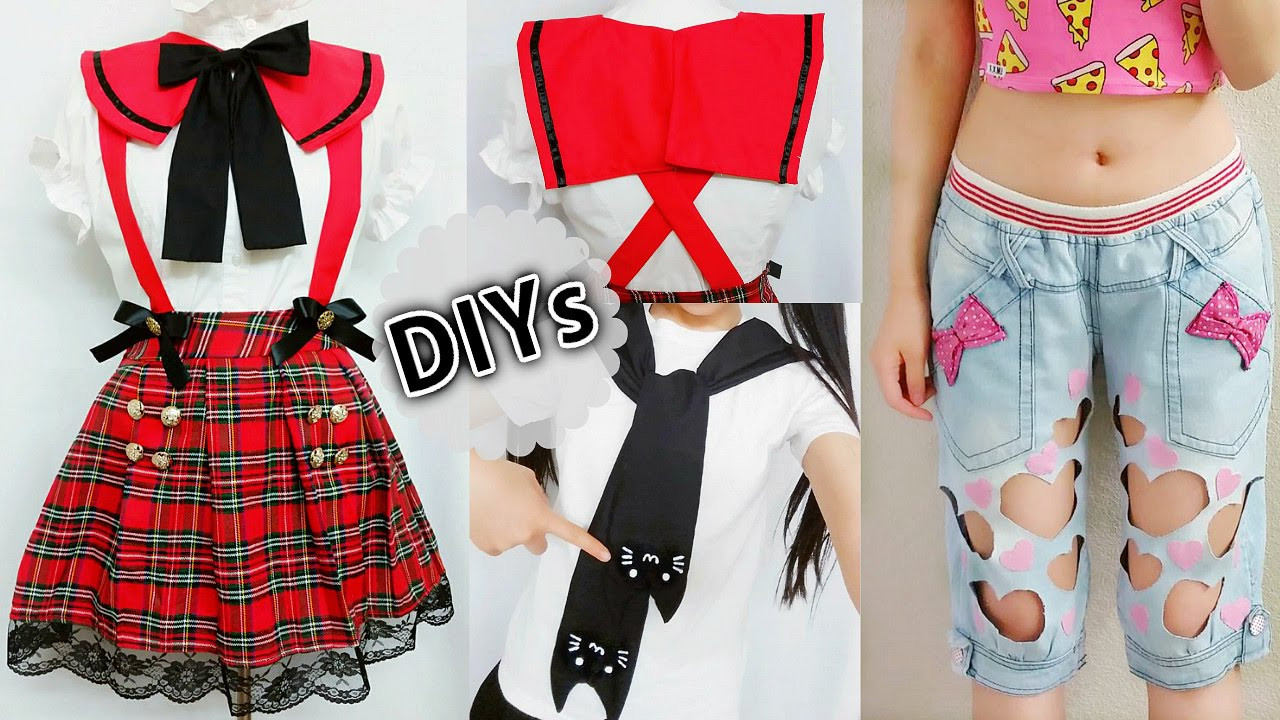 School Girl Costume DIY
 4 DIY Costumes&Clothes DIY Anime School Uniform Cat