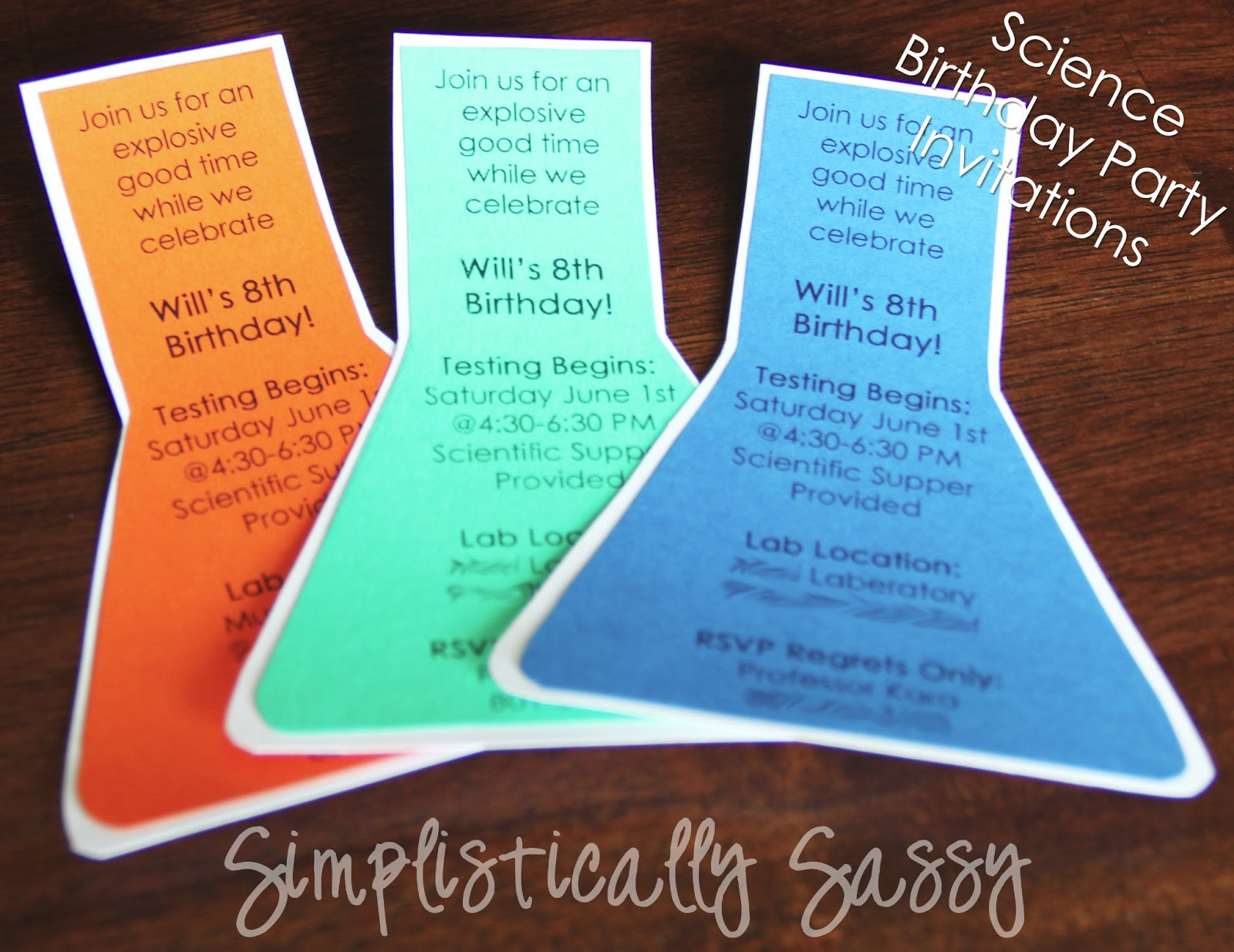Science Birthday Party Invitations
 Science Birthday Party Archives Simplistically Sassy