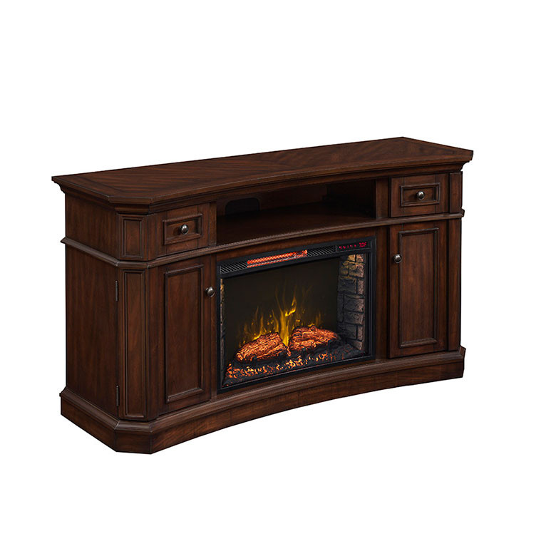 Scott Living Electric Fireplace
 Scott Living Concave Media Mantel with 26 IN Infrared