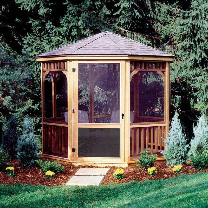 Screened In Backyard
 27 Gazebos With Screens For Bug Free Backyard Relaxation