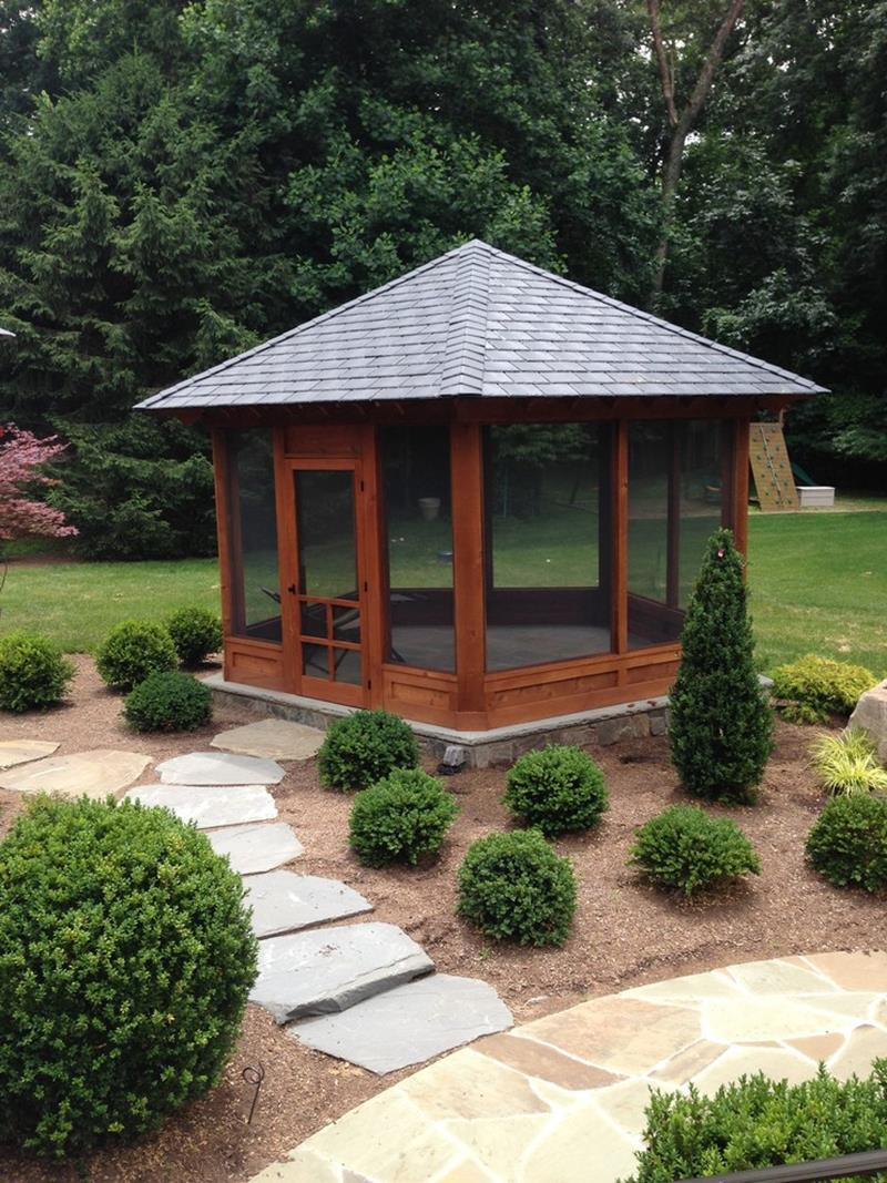 Screened In Backyard
 20 Screened Gazebo Designs and Ideas Home Awakening