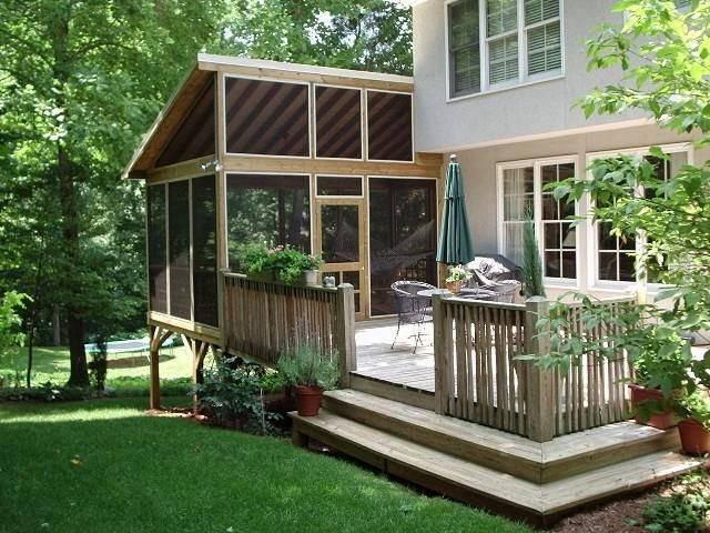 Screened In Backyard
 St Louis Screened Porches Your Backyard Is A Blank