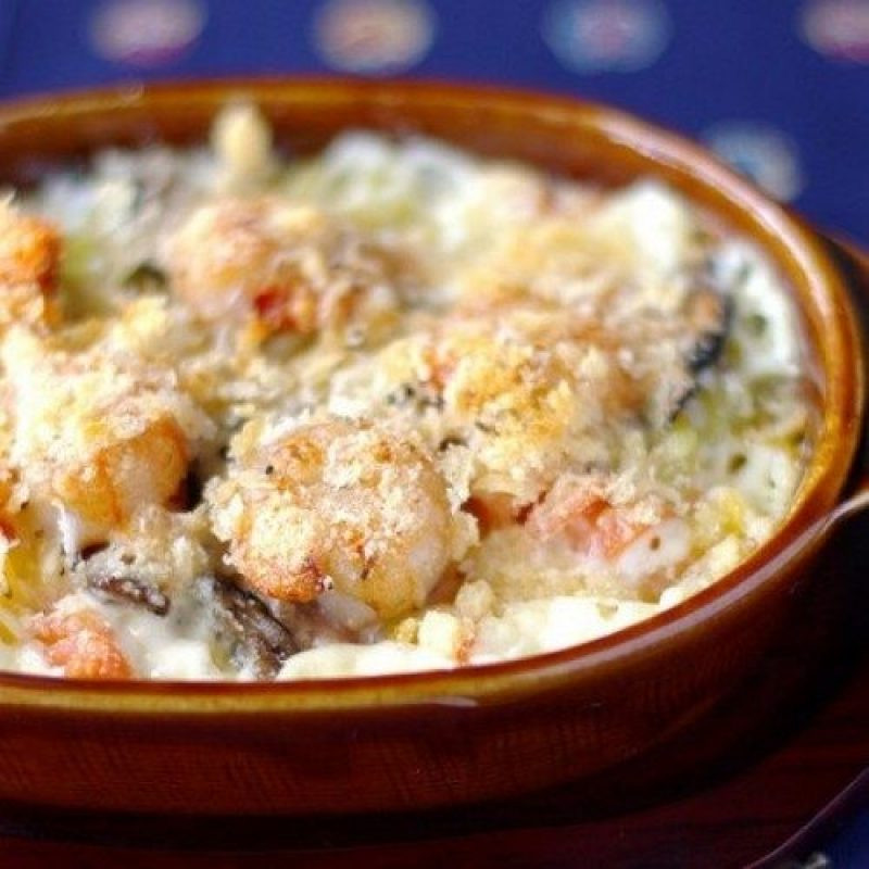 Seafood Casserole Au Gratin
 Recipe Shrimps Gratin with Cheese — Eatwell101