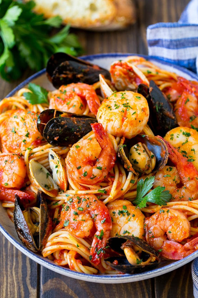 Seafood Dinner Recipes
 Seafood Pasta Recipe Dinner at the Zoo