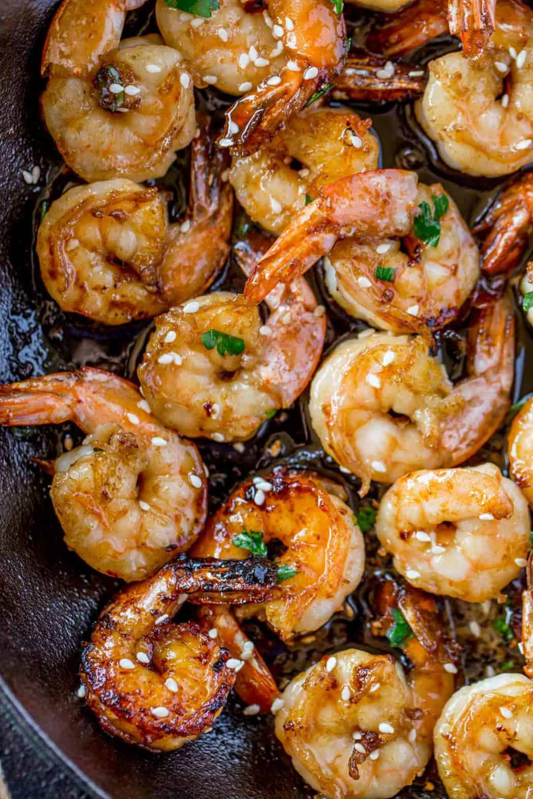 Seafood Side Dishes
 Easy Honey Garlic Shrimp Dinner then Dessert