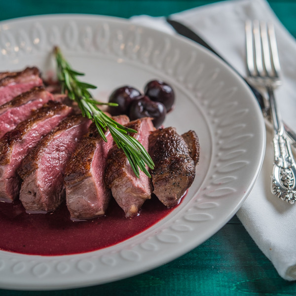 Seared Duck Breast Recipes
 Pan Seared Duck Breast with Cherry Port Wine Reduction