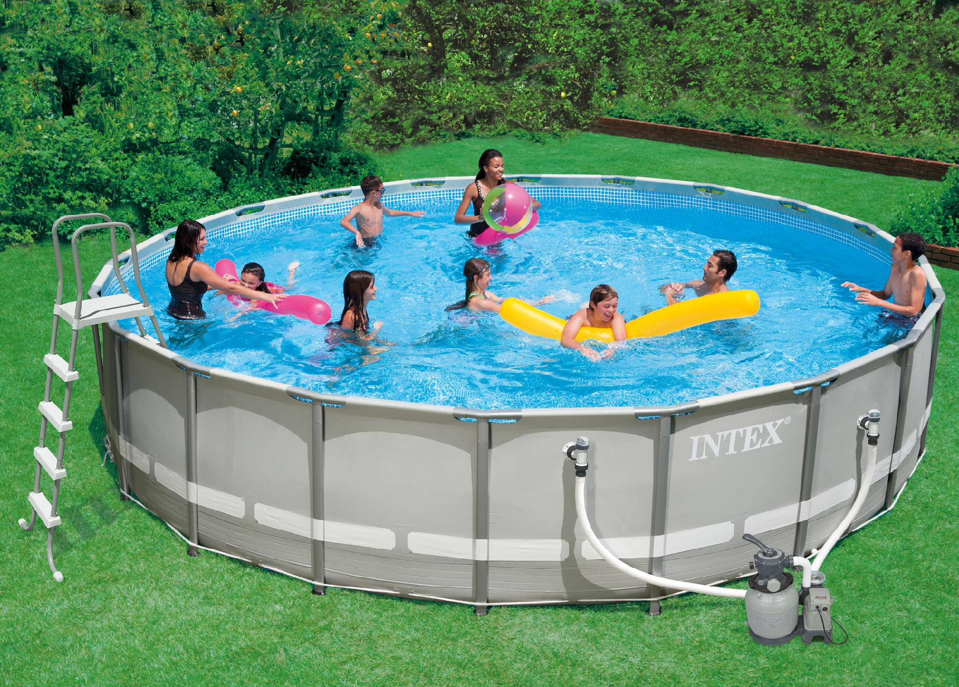 Sears Above Ground Pool
 Intex 20 ft Ultra Frame Pool Set Sears