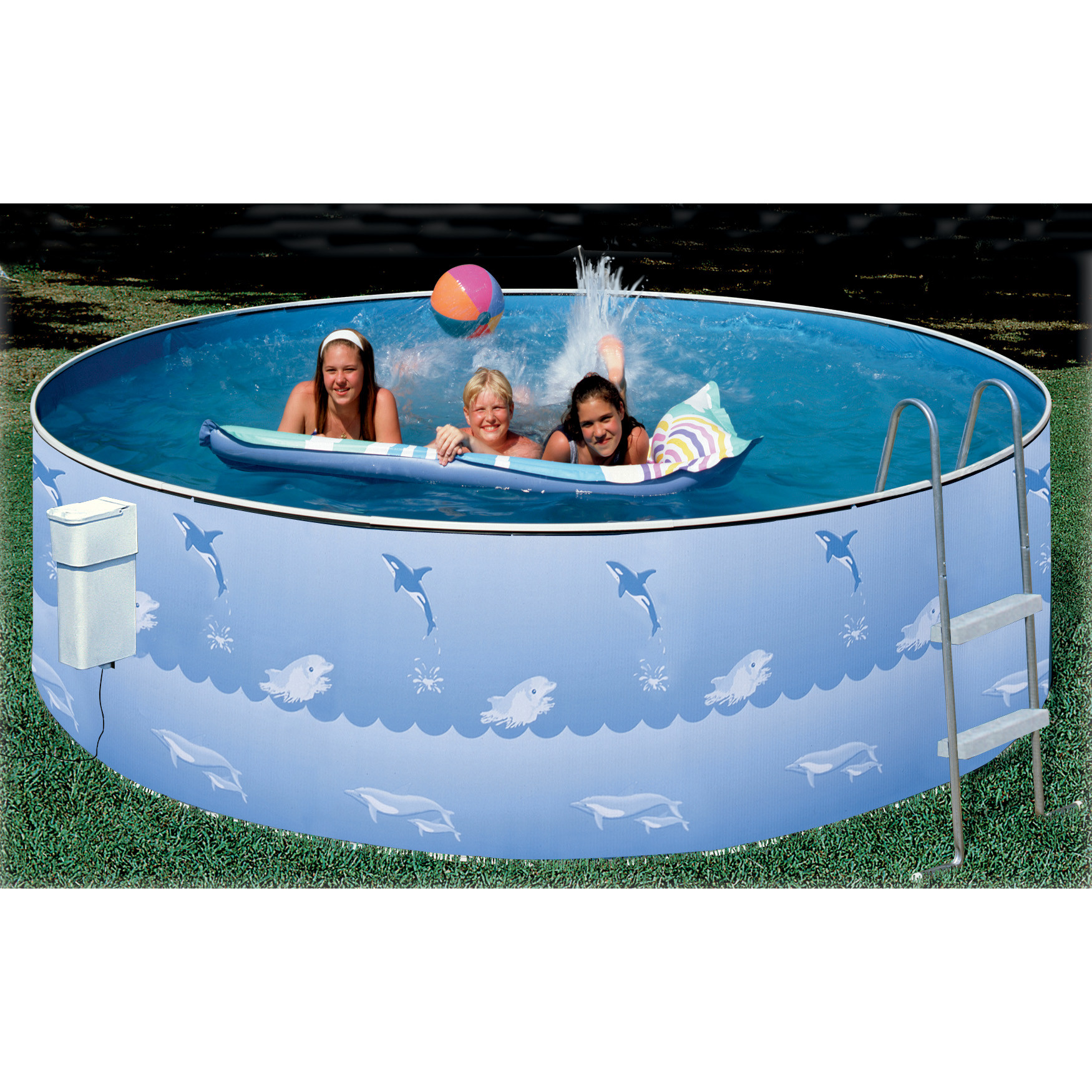 Sears Above Ground Pool
 Heritage 15 36" Aqua Family Ground Pool Package