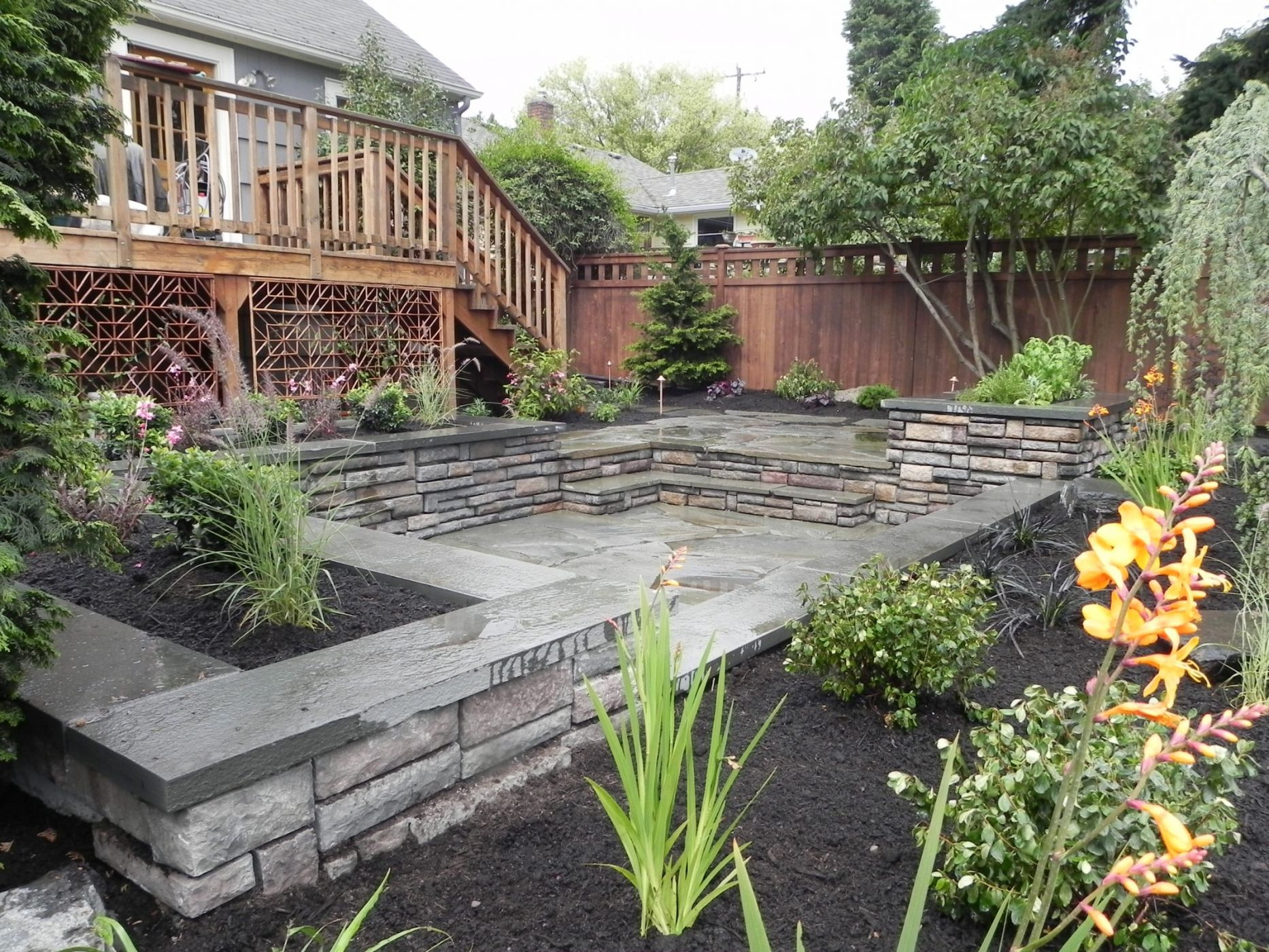 Seattle Landscape Design
 Seattle backyard landscape design and construction