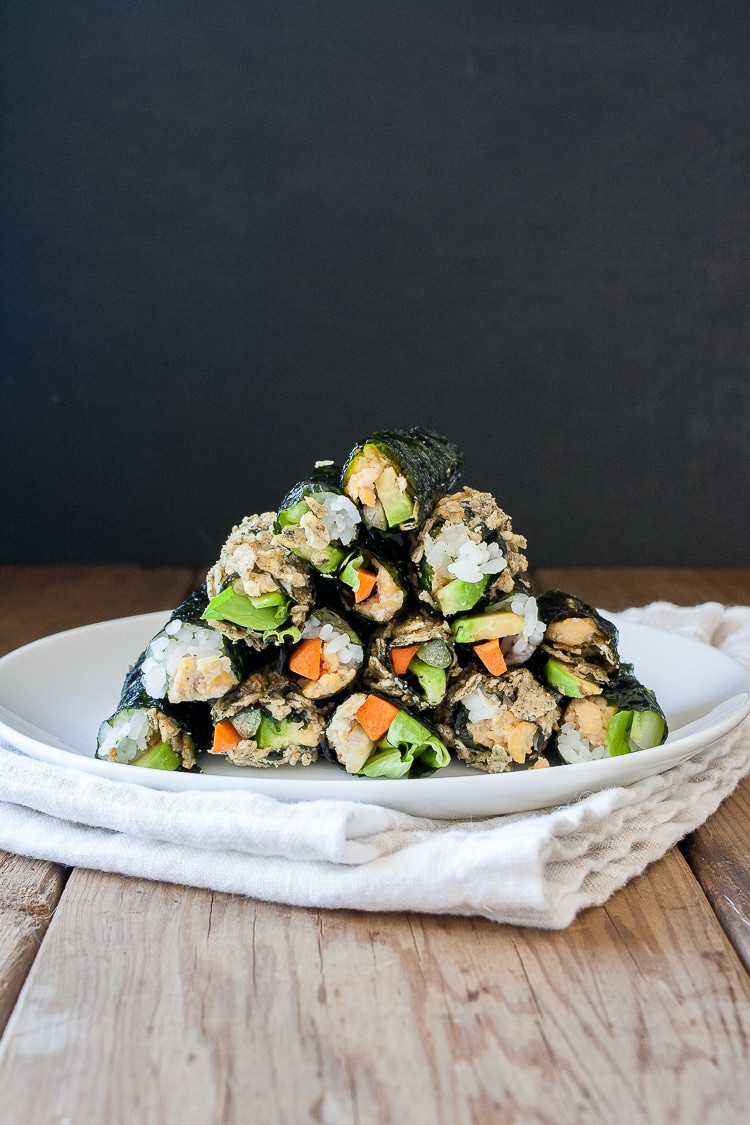 Seaweed Snacks Recipe
 Easy Sushi Rolls Seaweed Snack Roll Ups Veggies Don t Bite