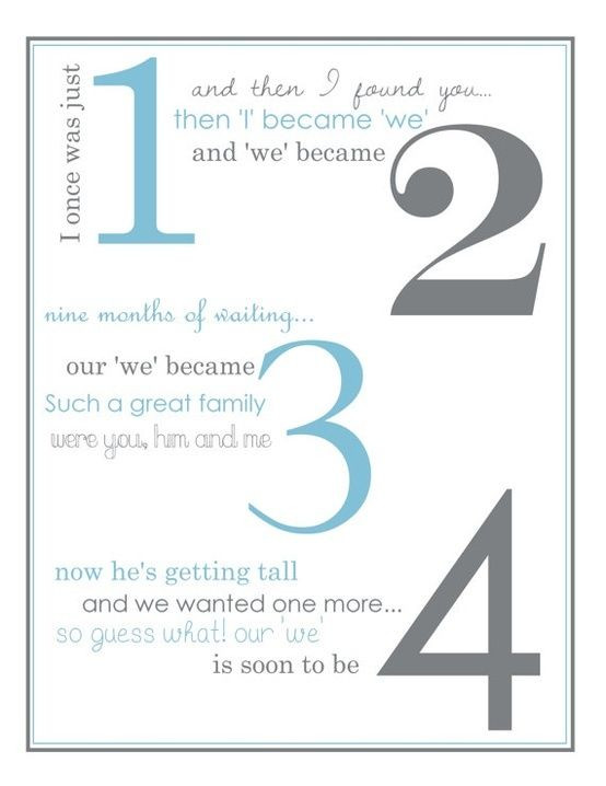 Second Baby Announcement Quotes
 Pin on Futureeee