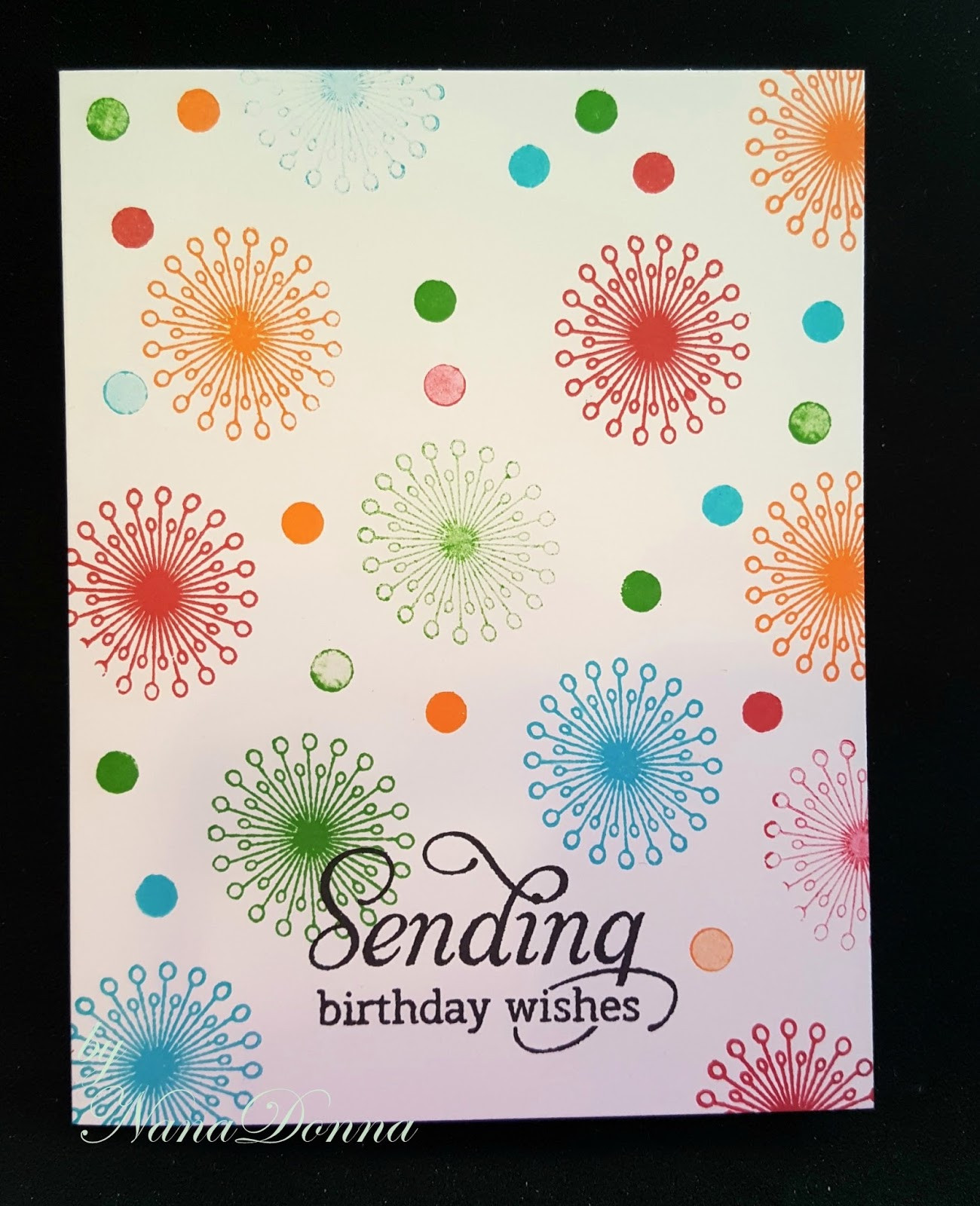 Sending Birthday Wishes
 Nana Donna s Card Dreams Sending Birthday Wishes