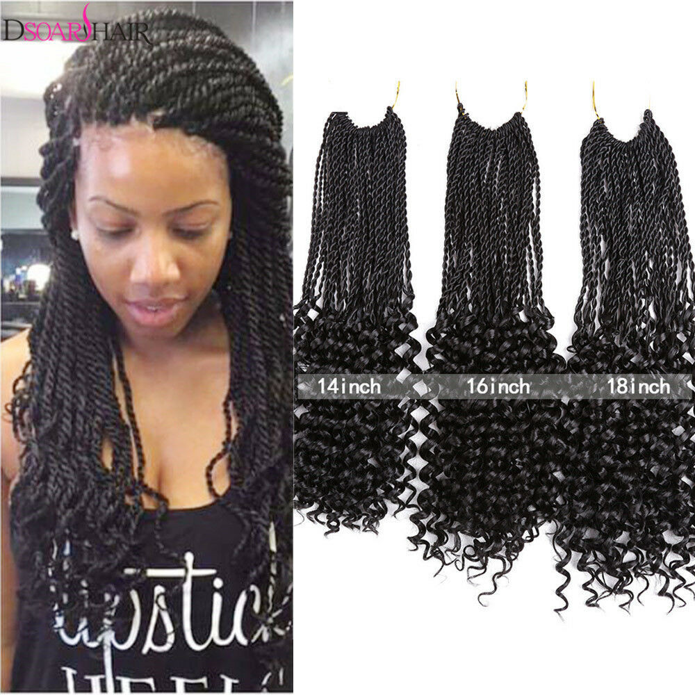 Senegalese Twists Crochet Hairstyles
 14 18" Curly Senegalese Twist Crochet Braids Synthetics