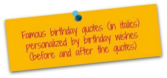 Sentimental Birthday Quotes
 Sentimental Birthday Quotes Famous Birthday Messages