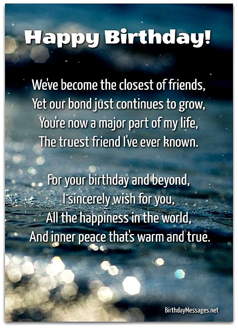 Sentimental Birthday Quotes
 Sentimental Birthday Poems Page 5