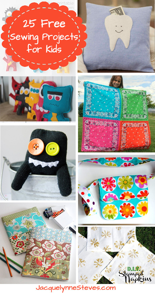 Sewing Gifts For Kids
 25 Free Sewing Projects for Kids Jacquelynne Steves